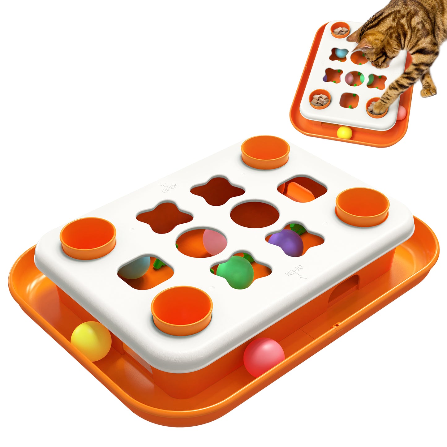 Cat Treasure Box Puzzle Toy