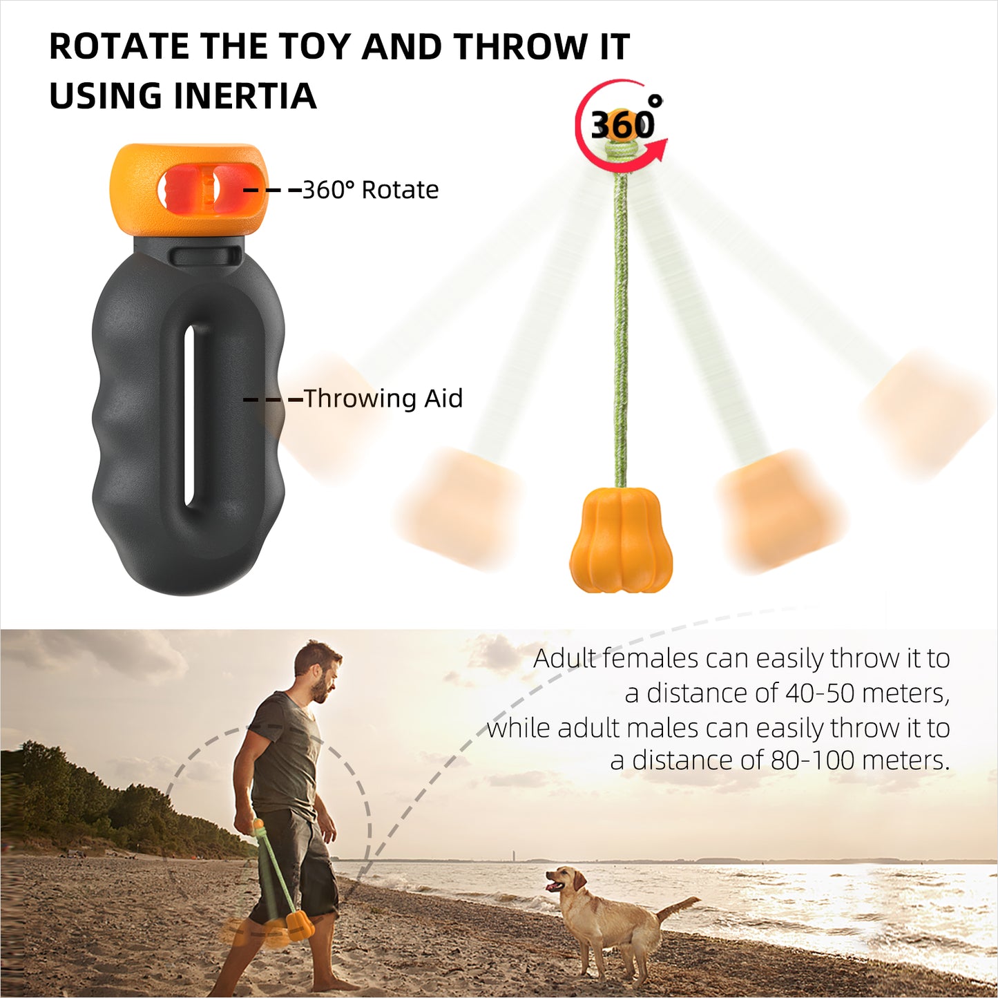 Outdoor Fetch Pumpkin Pet Toy