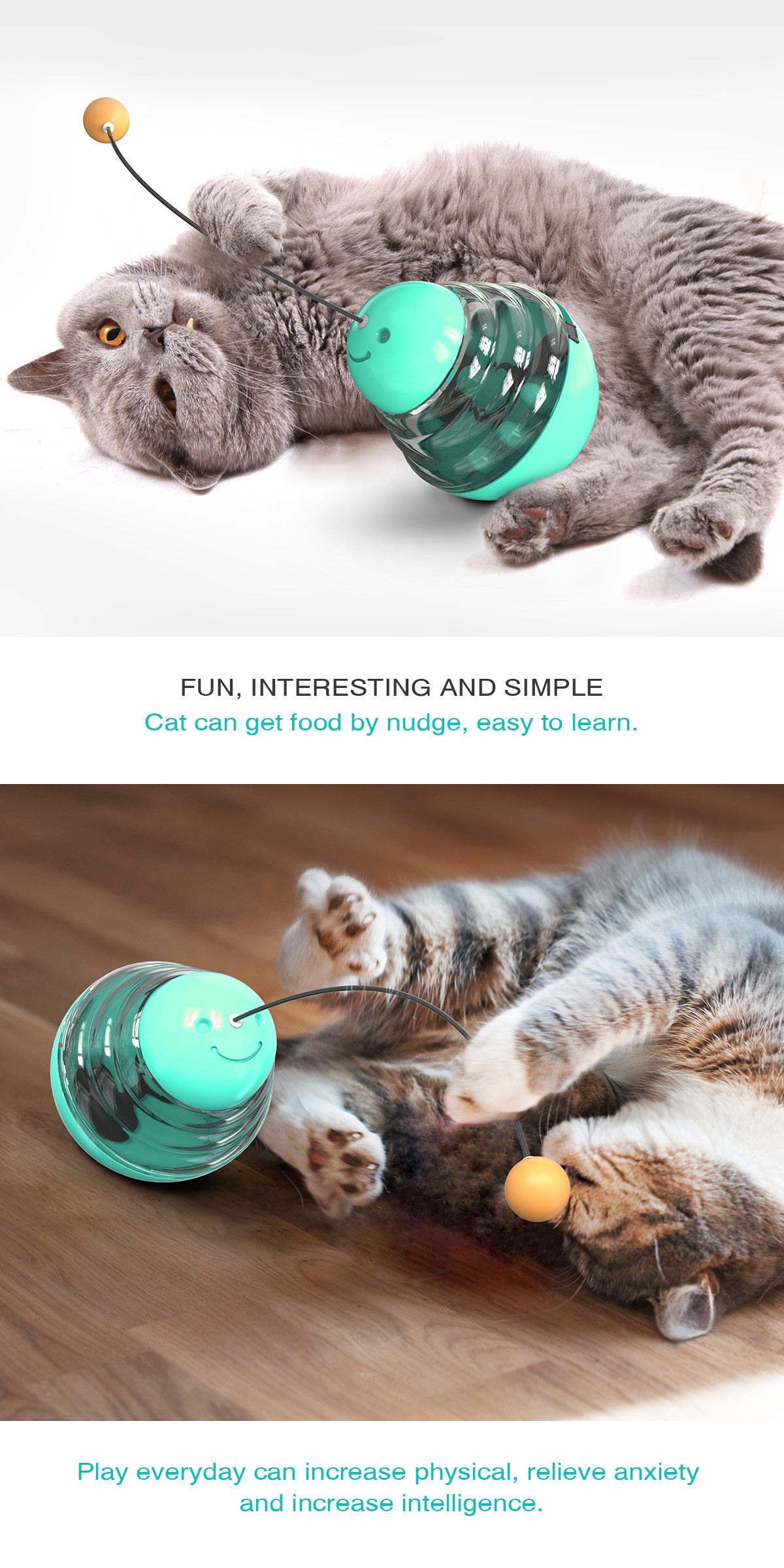 Tumbler Cat Food Dispensing Toy