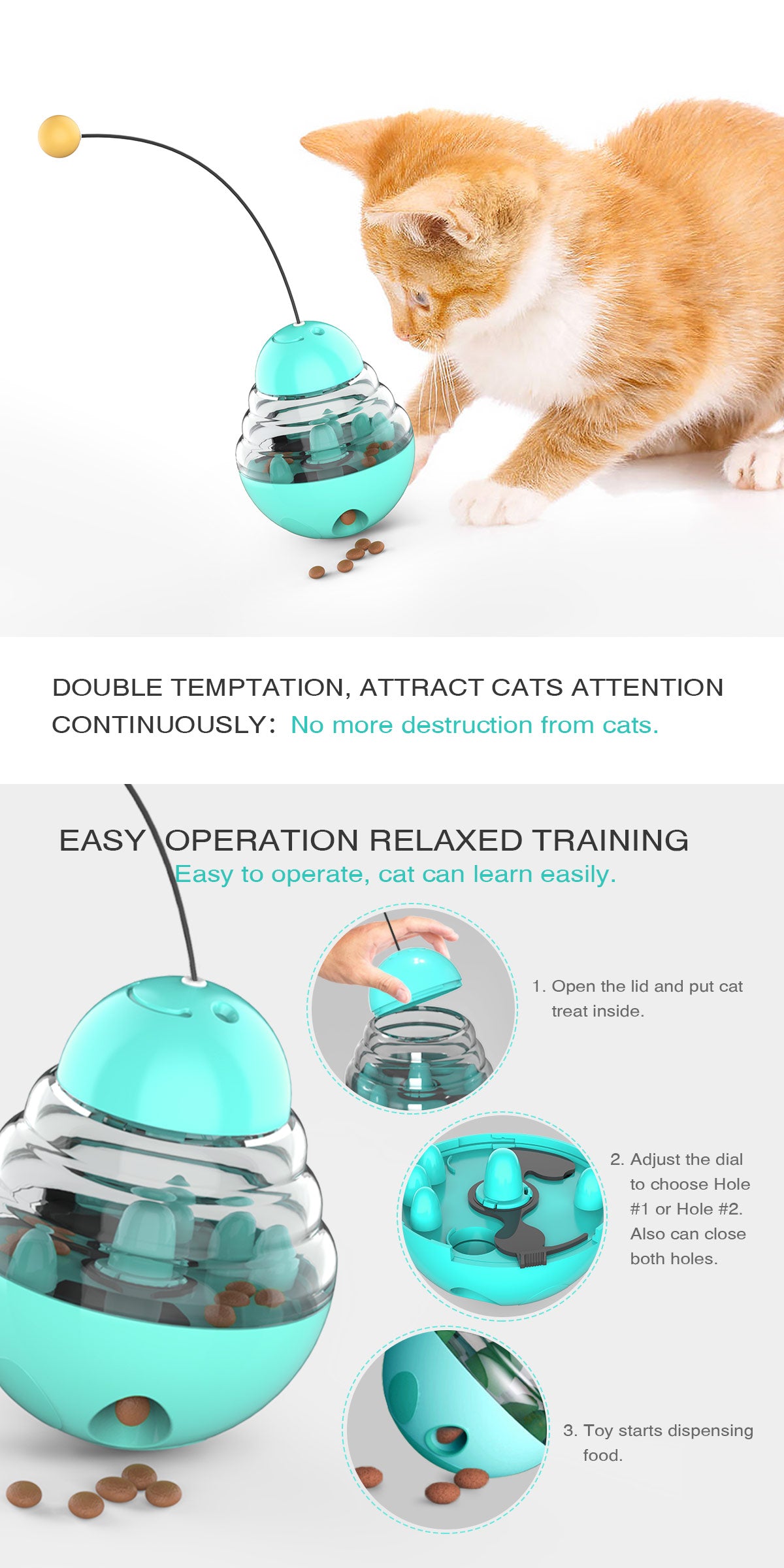 Tumbler Cat Food Dispensing Toy